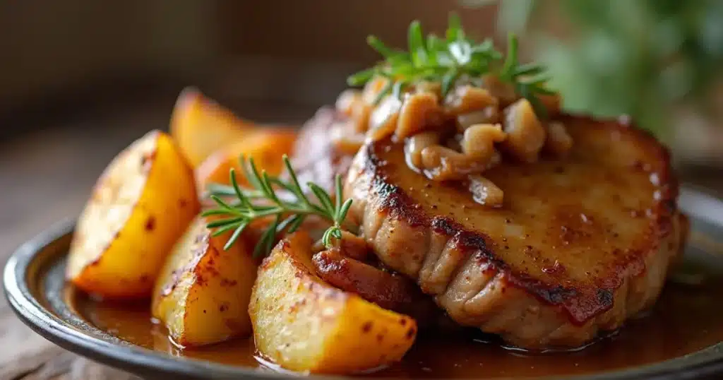Crock Pot Pork Chops and Potatoes