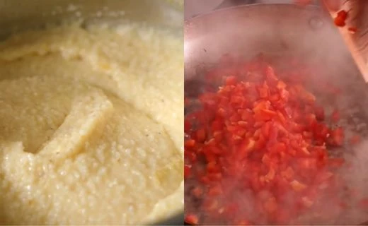 Chill and Set the Grits & Prepare the Holy Trinity Base