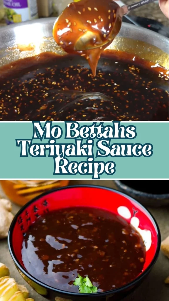 How to make Mo Bettahs Teriyaki Sauce