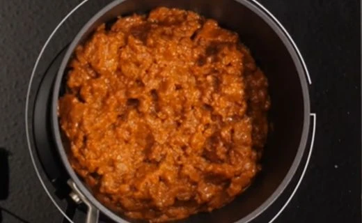 Microwave the Chili with Stirring