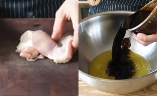 Prepare the Chicken and Marinade