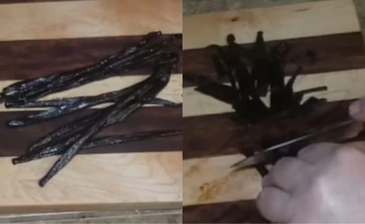 Prepare the Vanilla Beans