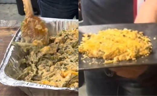 Add Crunchy Topping & Bake