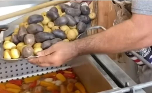 Add Potatoes and First Wave of Ingredients