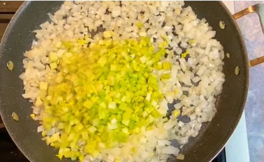 Add and Cook the Celery