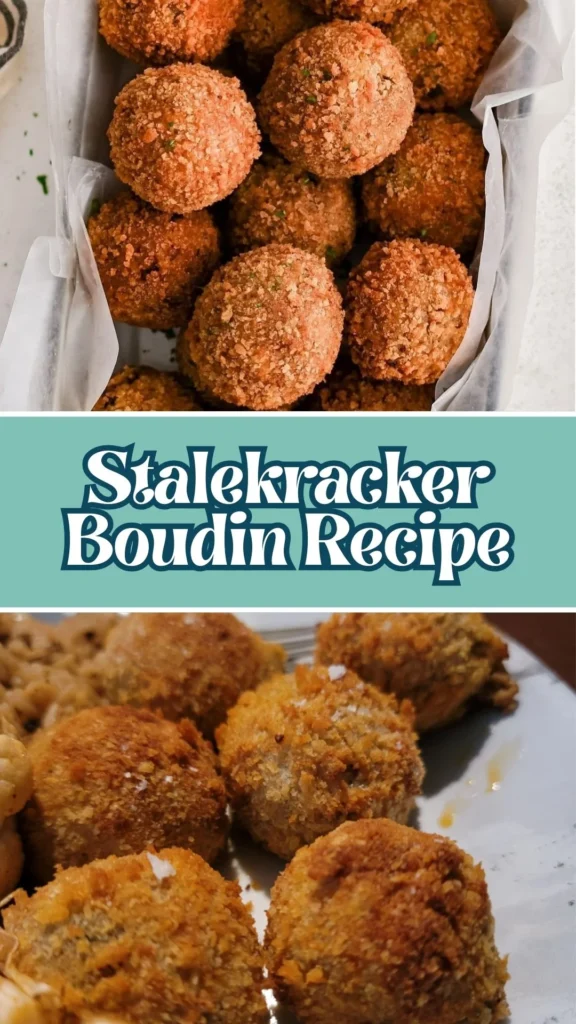 How to make Stalekracker Boudin