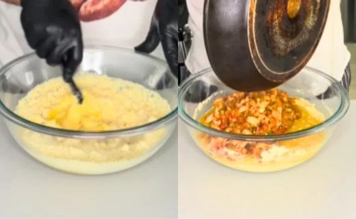 Prepare the Cornbread Batter & Combine Everything