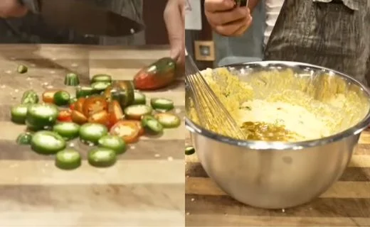 Prepare the Jalapeños & Make the Batter