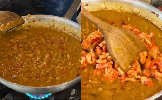 Simmer and Perfect then Add the Crawfish