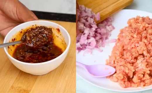 Bloom the Chilli Oil & Dice and Prep Your Vegetables