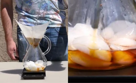 Continue pouring in stages