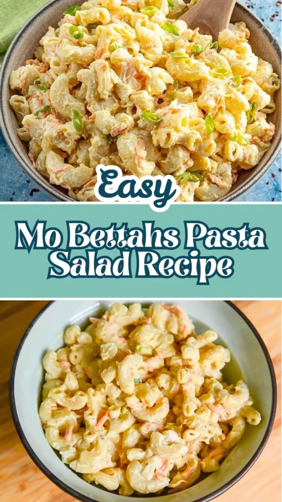 Copycat Mo Bettahs Pasta Salad Recipe
