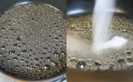 Dissolve the sugar