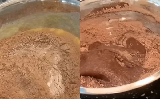 Fold in the Dry Ingredients