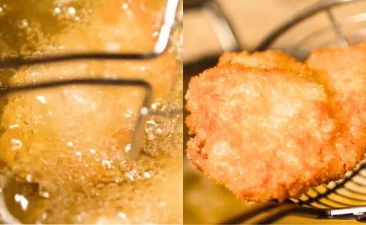 Fry the Chicken Katsu & Drain and Rest