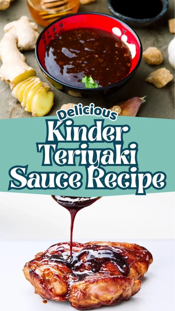 How to make Kinder Teriyaki Sauce