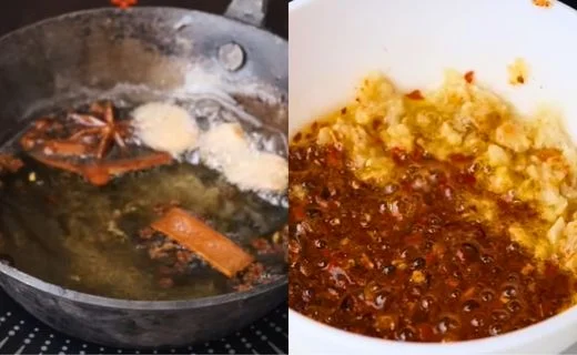 Infuse the Oil with Whole Spices