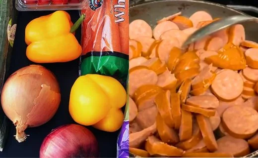 Prep Your Vegetables & Brown the Sausage