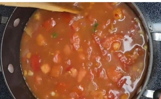 Add the Stock and Simmer
