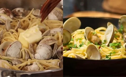 Finish with Butter and Garnish & Serve Immediately