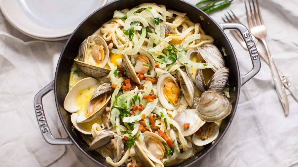 Fresh Clam Linguine Recipe