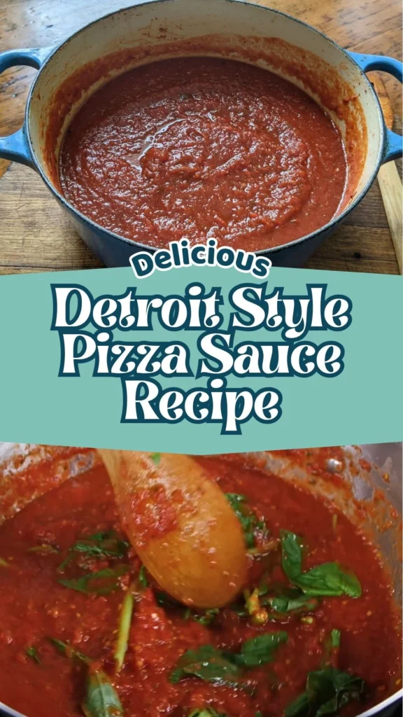 How to make Detroit Style Pizza Sauce