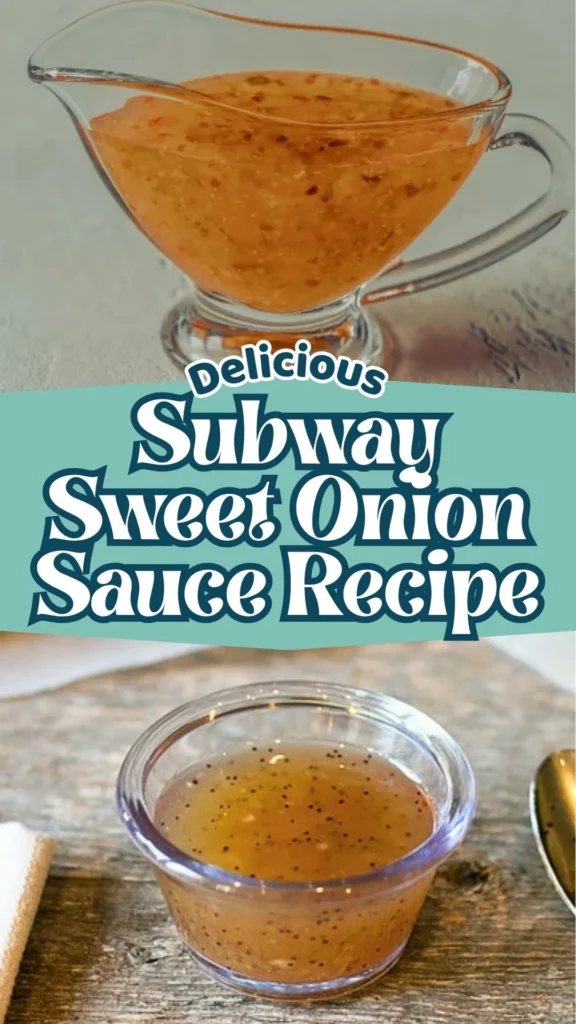 How to make Subway Sweet Onion Sauce