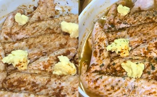 Add Onions and Butter then Add Water and Cover