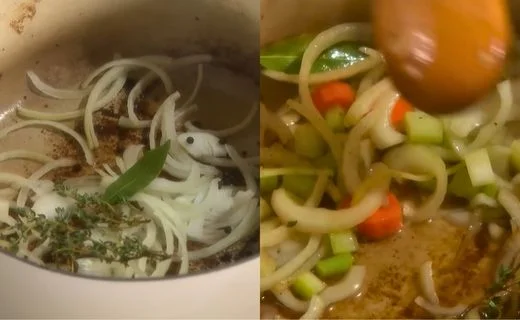 Cook the Aromatics & Build the Braising Liquid