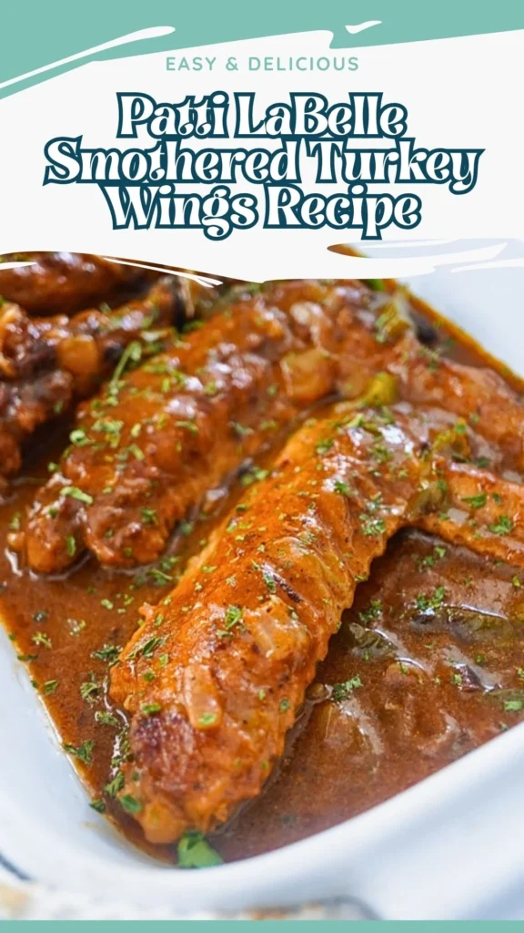 Copycat Patti LaBelle Smothered Turkey Wings Recipe