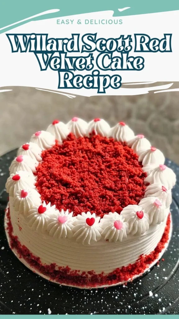 Copycat Willard Scott Red Velvet Cake Recipe