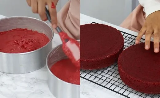 Fill and Bake & Cool the Cake Layers