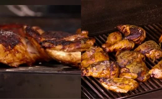 Grill the Chicken & Glaze and Caramelize