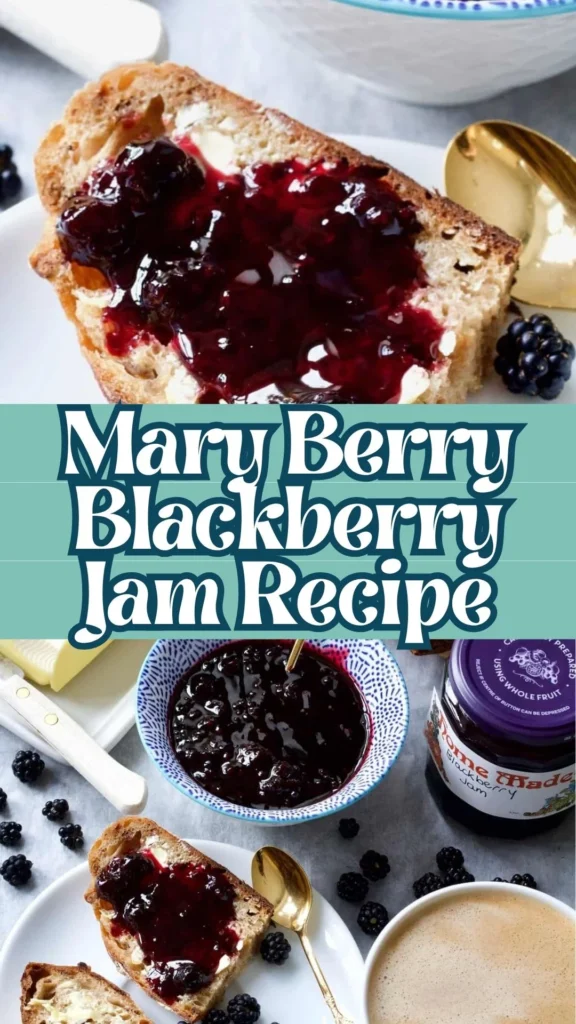 Homemade Mary Berry Blackberry Jam