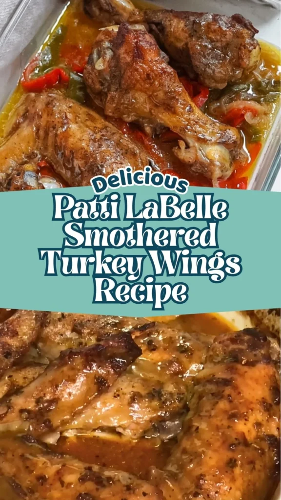 Homemade Patti LaBelle Smothered Turkey Wings