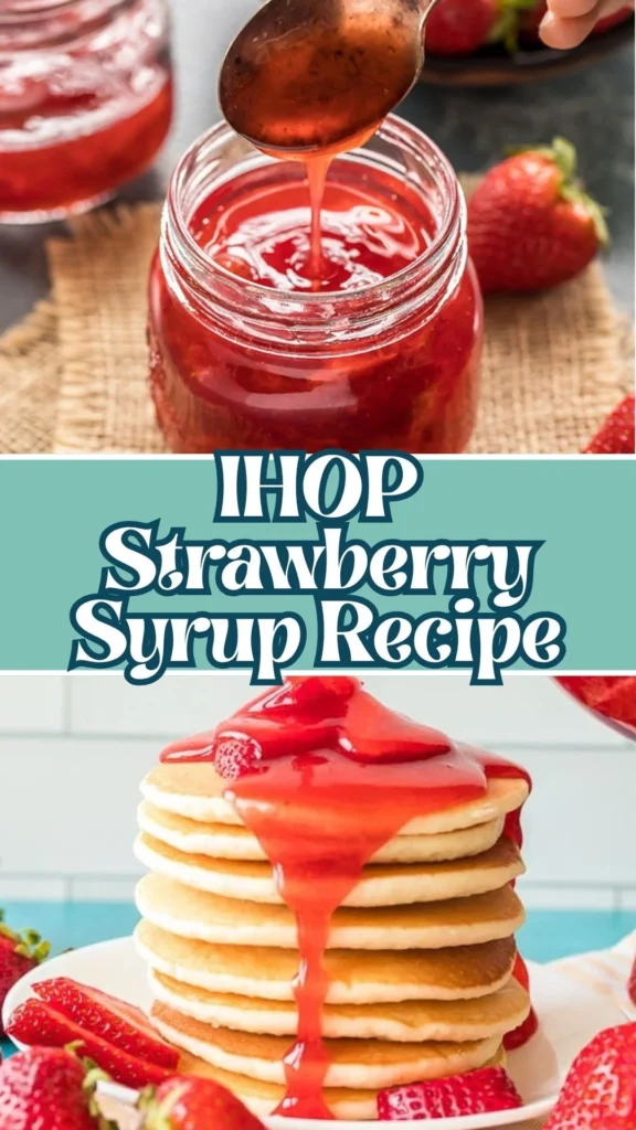 Copycat IHOP Strawberry Syrup Recipe