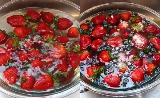 Prepare the Strawberries & Combine the Ingredients